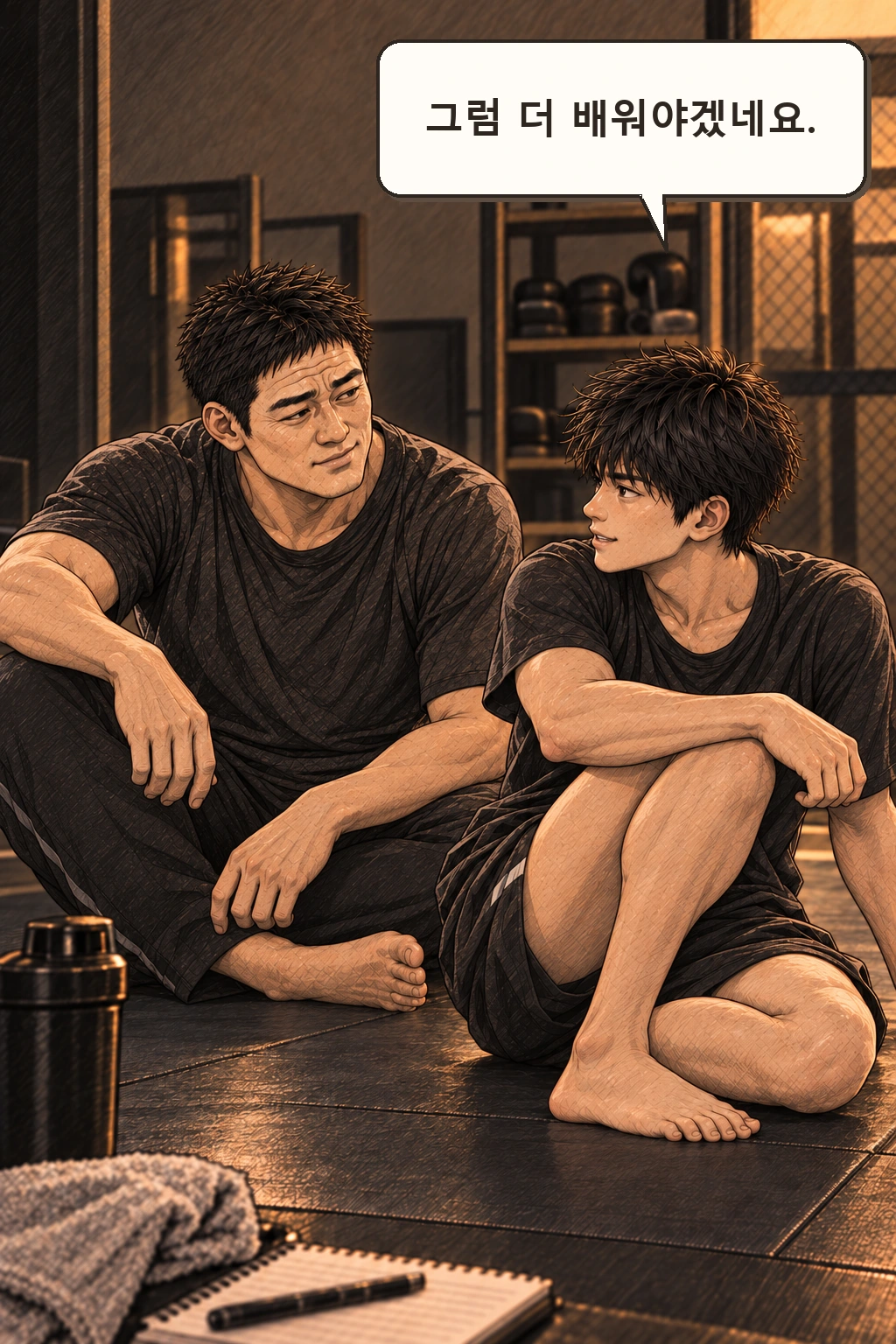 도윤 “그럼 더 배워야겠네요.”