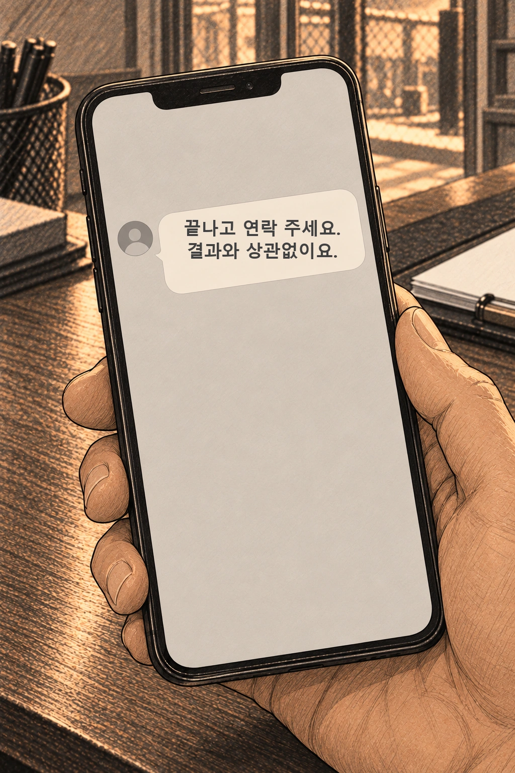 서윤 문자 ‘끝나고 연락 주세요. 결과와 상관없이요.’