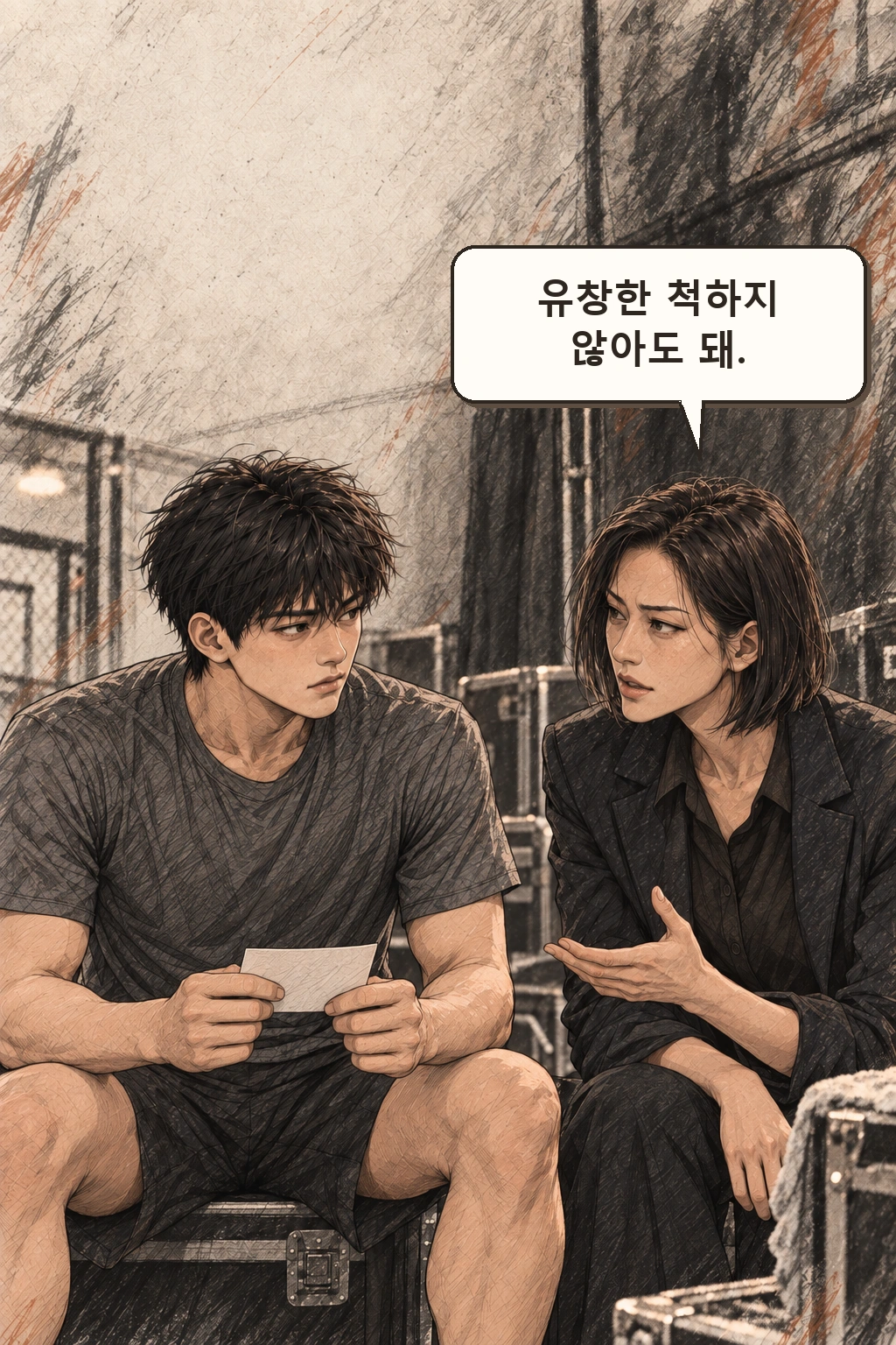 은수 “유창한 척하지 않아도 돼.”