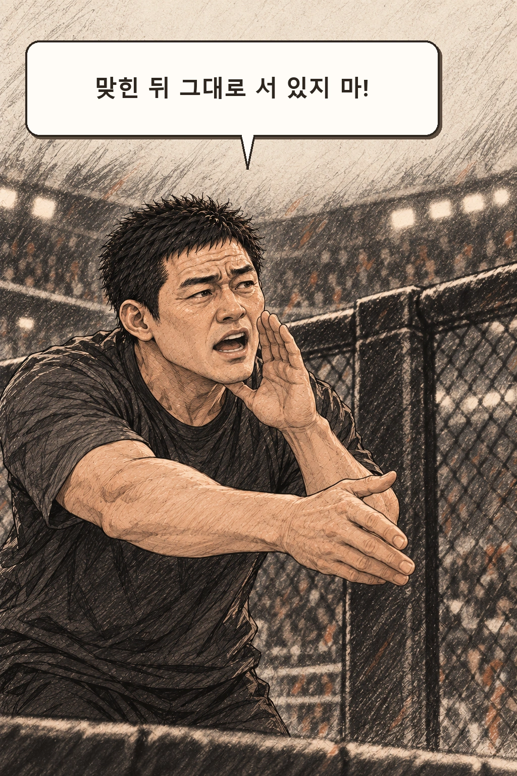 태식 “맞힌 뒤 그대로 서 있지 마!”