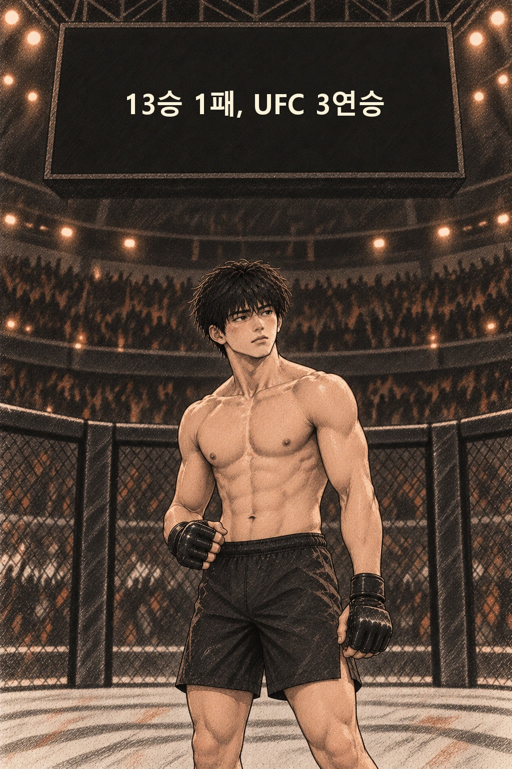 도윤의 만장일치 판정승. ‘13승 1패, UFC 3연승’.