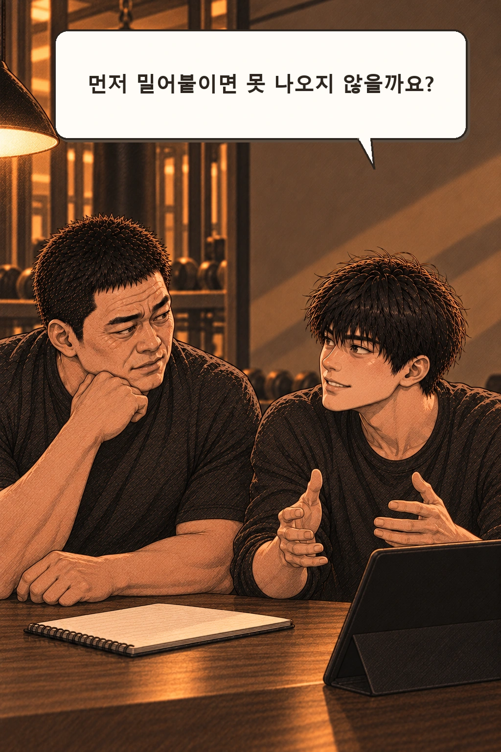 도윤 “먼저 밀어붙이면 못 나오지 않을까요?”