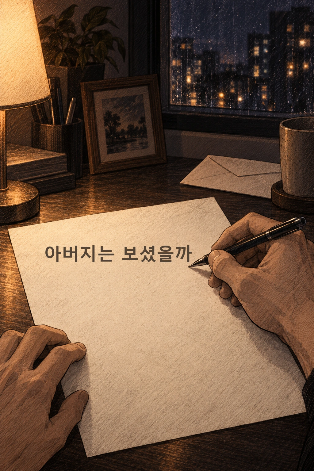 미완성 편지 ‘아버지는 보셨을까’ 앞에서 손이 멈춘다.