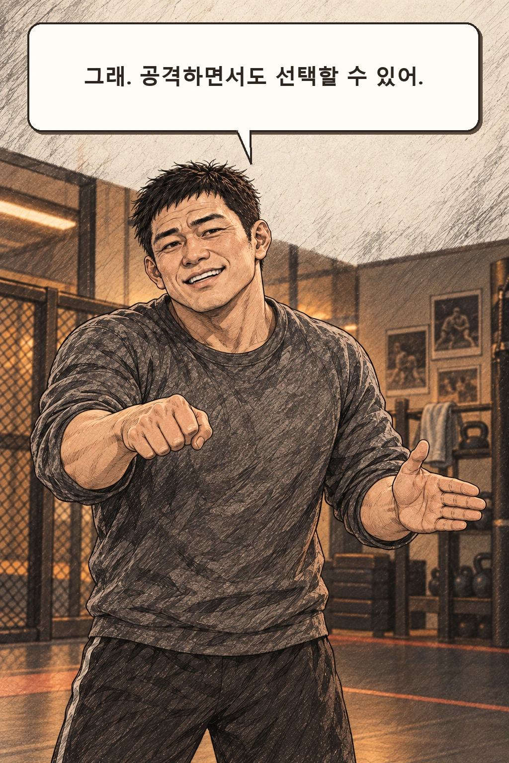 태식 “그래. 공격하면서도 선택할 수 있어.”