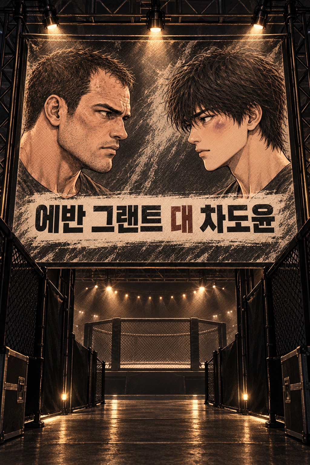 케이지 밖 포스터 ‘에반 그랜트 대 차도윤’.