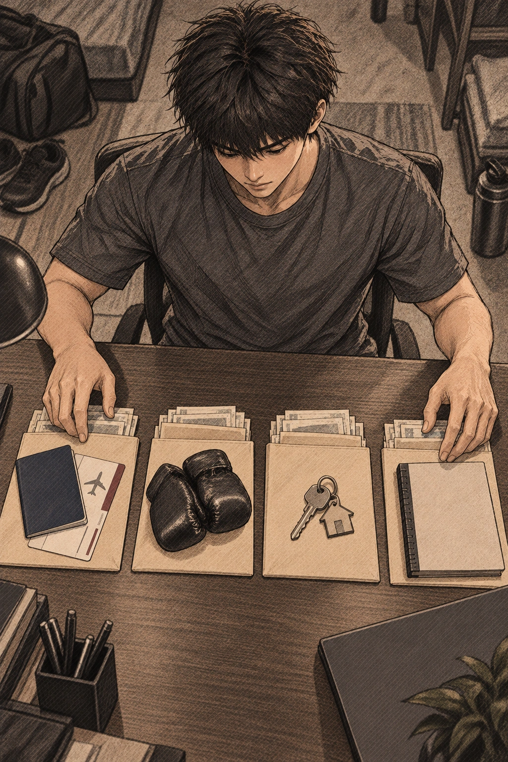 해외 캠프, 파트너, 생활비와 세금 준비금이 따로 남는다.