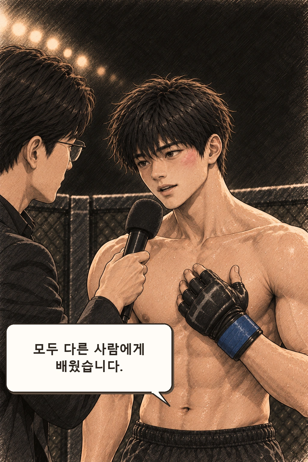 도윤 “모두 다른 사람에게 배웠습니다.”