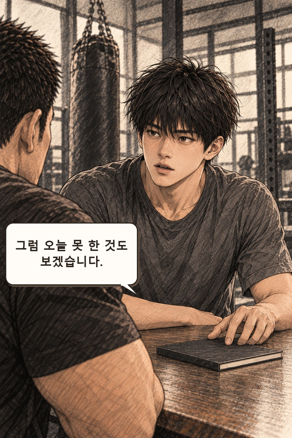 도윤 “그럼 오늘 못 한 것도 보겠습니다.”