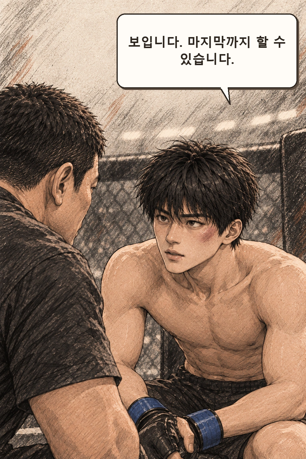 도윤 “보입니다. 마지막까지 할 수 있습니다.”