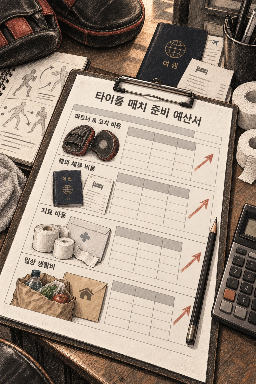파트너와 코치 비용, 해외 체류, 치료와 생활비가 늘어난다.