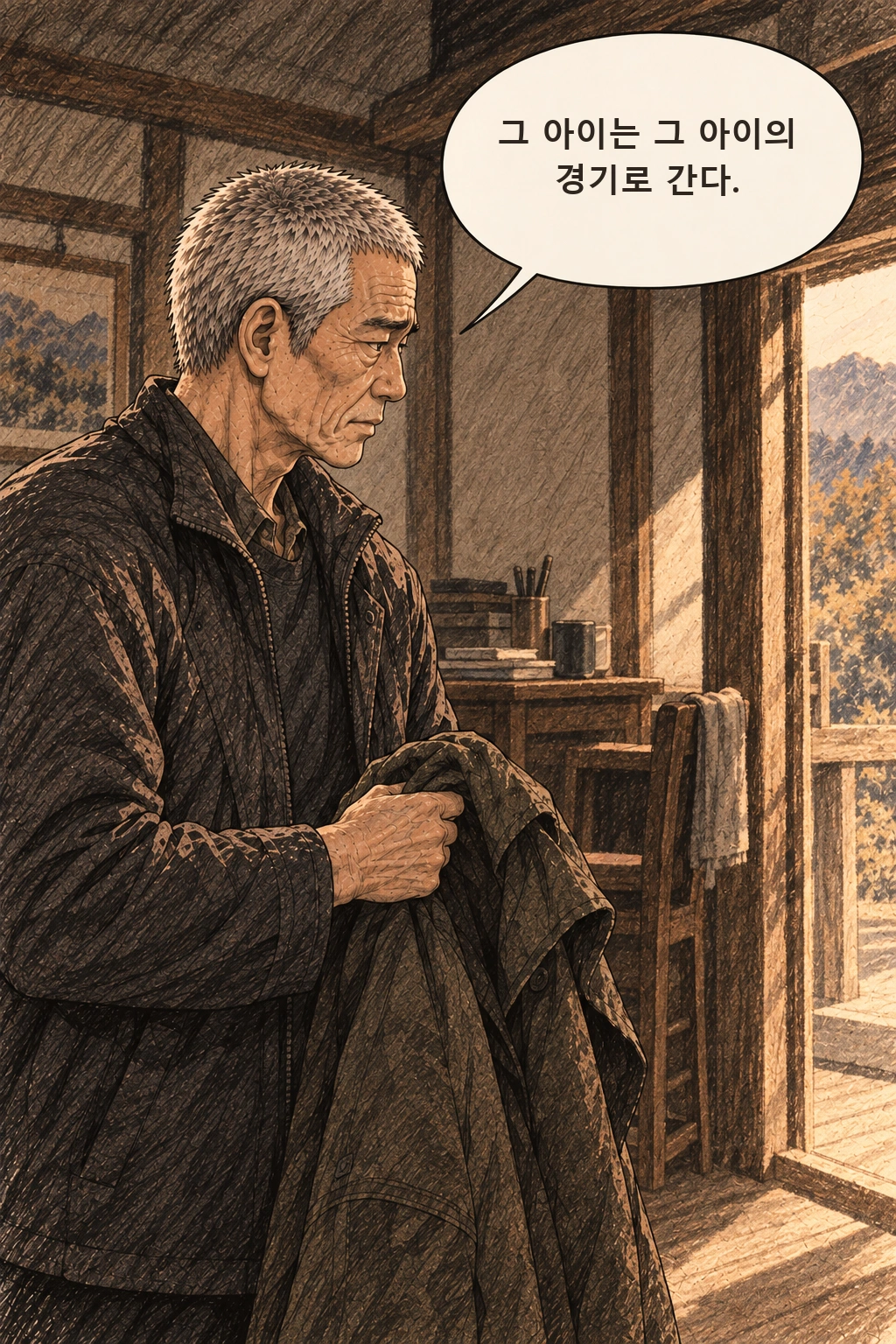 “그 아이는 그 아이의 경기로 간다.”